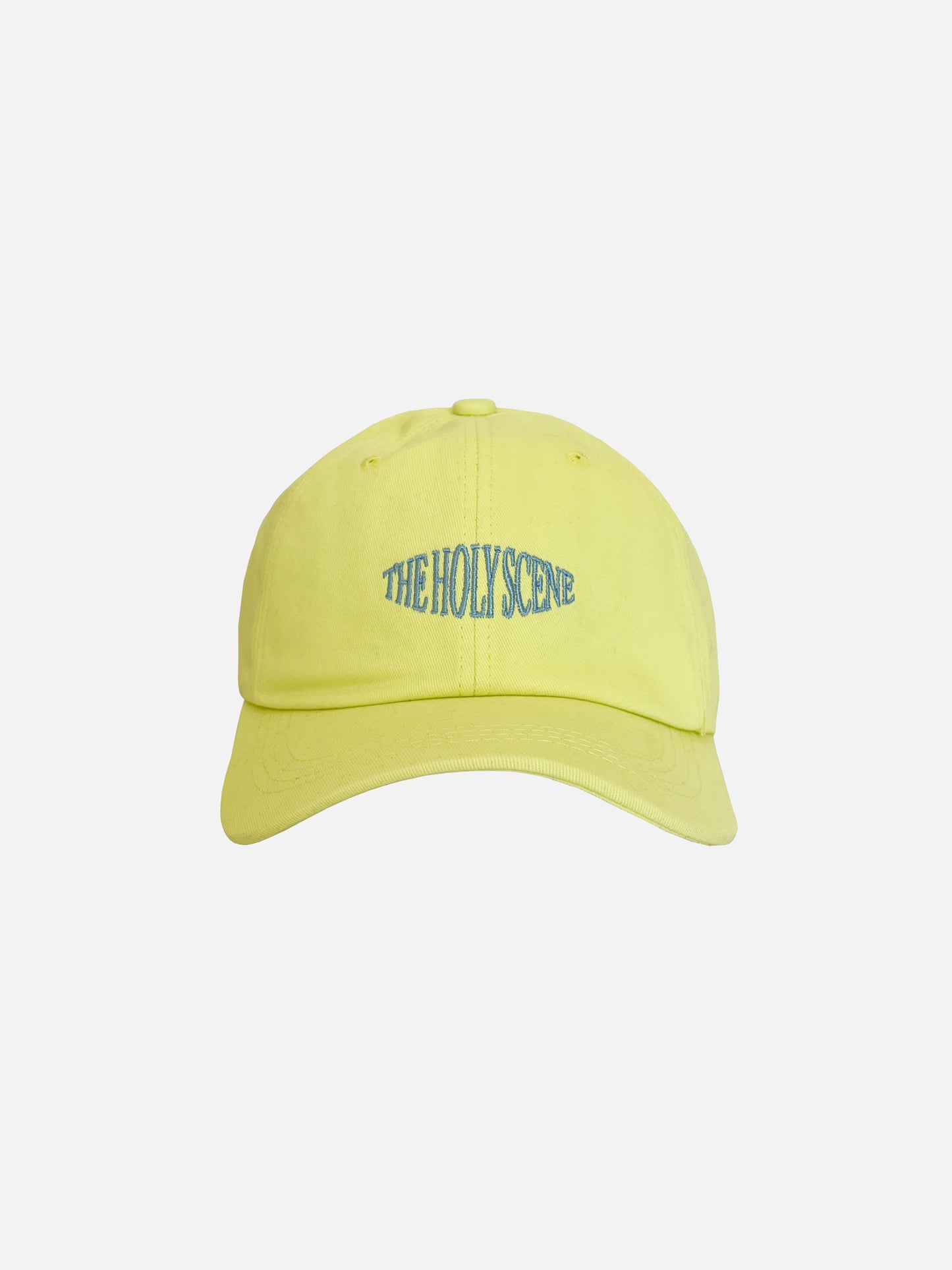 Yellow signature embroidery hat